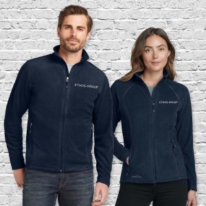 Eddie Bauer Full-Zip Microfleece Jackets - Available in Men's & Women's Fits, 3 Colors - EB224/EB225