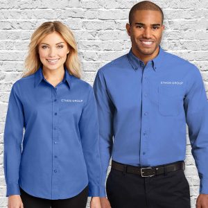 Port Authority Long Sleeve Easy Care Shirts - Available in Men's & Women's Fits, 12 Colors - S608/L6088