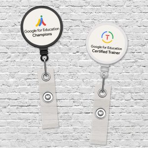 Retractable Badge/I.D. Holders - Available in 2 Colors