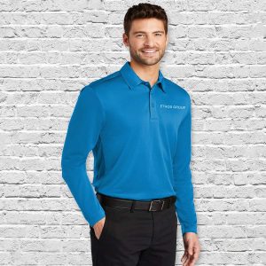 Port Authority Silk Touch Performance Long Sleeve Polo - Available in 7 Colors - K540LS