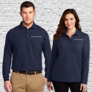 Port Authority® Silk Touch Long Sleeve Polos - Available in Men's & Women's Fits, 6 Colors - K500LS/L500LS
