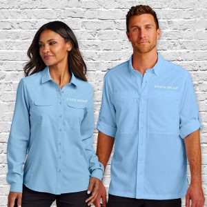 Port Authority Long Sleeve UV Daybreak Shirts - Available in Men's & Women's Fits, Several Colors - W960/LW960